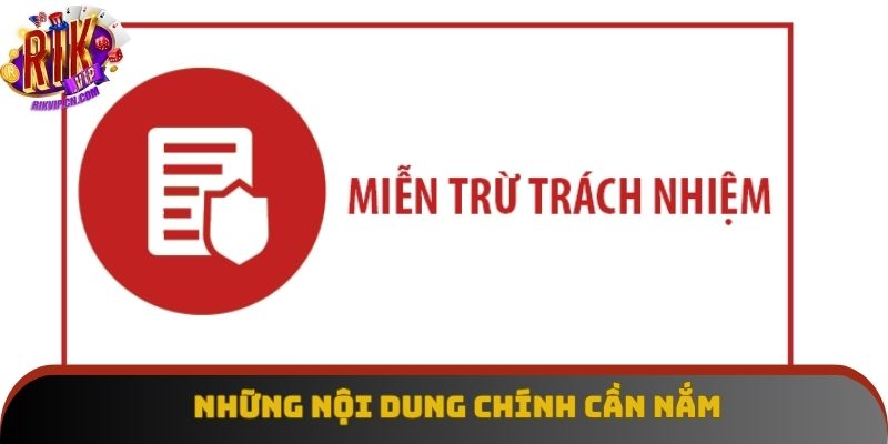 Những nội dung chính cần nắm