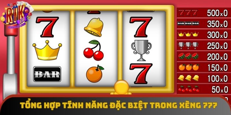 Lưu ngay các tính năng trong slot game 777